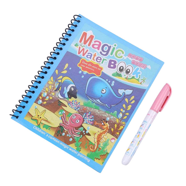 8091 Magic Water Quick Dry Book Water Coloring Book Doodle with Magic Pen Painting Board DeoDap