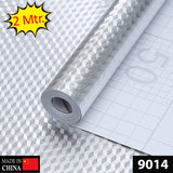 9014 2 Meter Aluminium Foil Sticker used in all kitchen purposes to prevent oily and greasy stains of food while cooking.