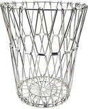 3040 Multipurpose Fruit Basket Stainless Steel Wire Bowl Foldable Basket for Vegetable / Fruits / Dining