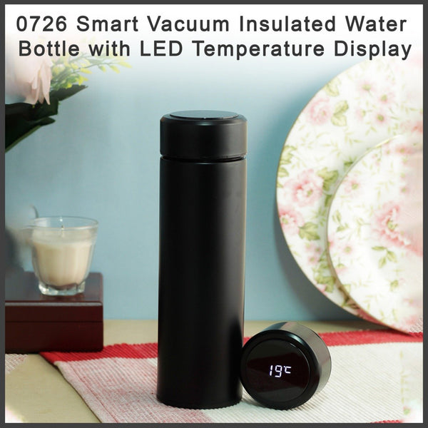 0726 Smart Vacuum Insulated Water Bottle with LED Temperature Display