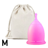 6112M Menstrual Cup for Women Foldable Meduim Size Reusable, Ultra Soft, Odour and Rash Free 100% Medical Grade Silicone No Leakage Protection for Up to 8-10 Hours FDA Approved