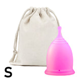 6112S Menstrual Cup for Women Foldable Small Size Reusable, Ultra Soft, Odour and Rash Free 100% Medical Grade Silicone No Leakage Protection for Up to 8-10 Hours FDA Approved