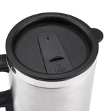 0551 -12V Car Charging Electric Kettle Mug (Silver)