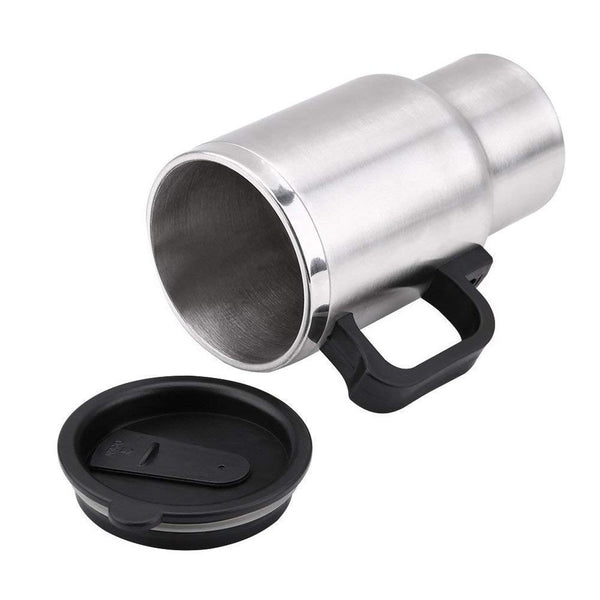 0551 -12V Car Charging Electric Kettle Mug (Silver)