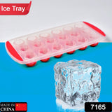 7165 Ice Mould Flower Shape 18 Cavity Mould ice Tray Sphere ice Flower Mould Small ice Flower Tray Mini ice Cube Tray DeoDap