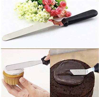 1126 Multi-function Cake Icing Spatula Knife - Set of 3 Pieces - DeoDap