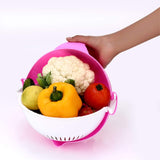 2214 Multifunctional Vegetable Fruits Cutter Shredder with Rotating Drain Basket - DeoDap