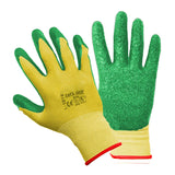 0677 Reusable Cut Resistance Gloves Heavy Duty Rubber Coating for firm Grip